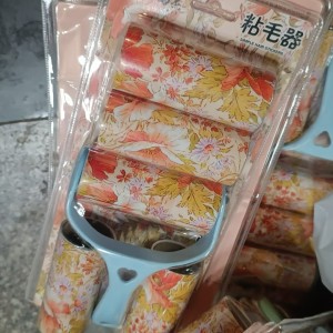 اداة رول لاصق ازالة الوبرمع يد بلاستيك 5 قطع